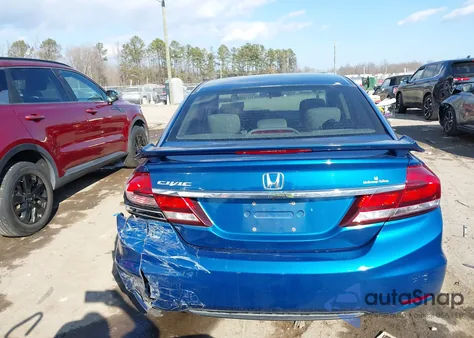 2014 Honda Civic Ex z USA, uszkodzony, nr VIN 2HGFB2F82EH519441